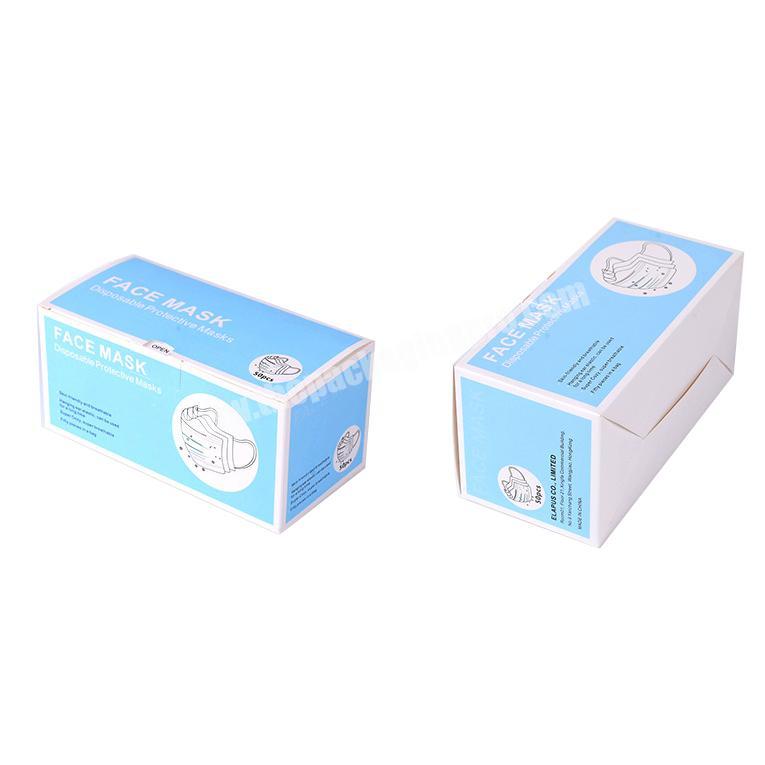 Customized industrial dust facial mask paper box