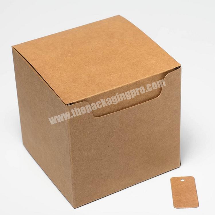 Customized KRAFT NATURAL Eco GIFT BOXES FREE tags for gift present