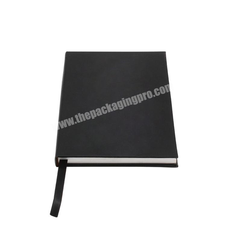 Customized logo cardboard leather notebook