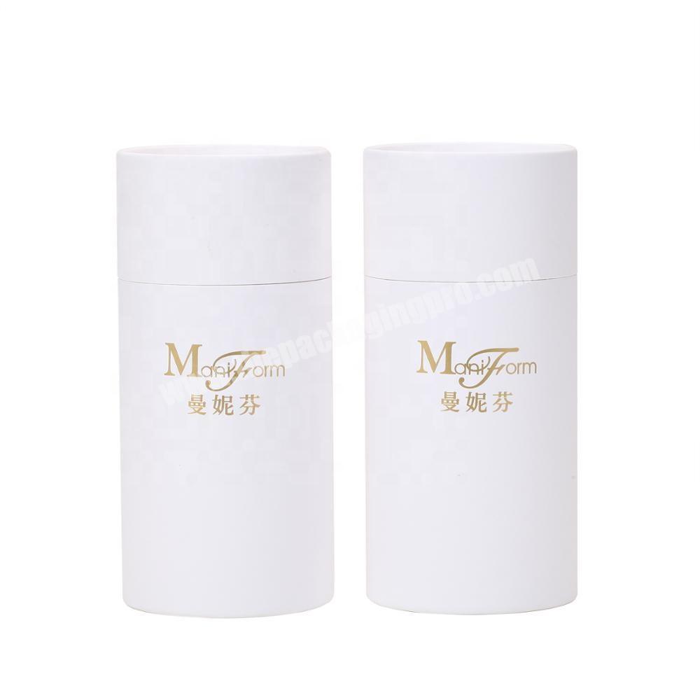Customized Logo Coated Paper Cardboard Cylinder Packaging Box