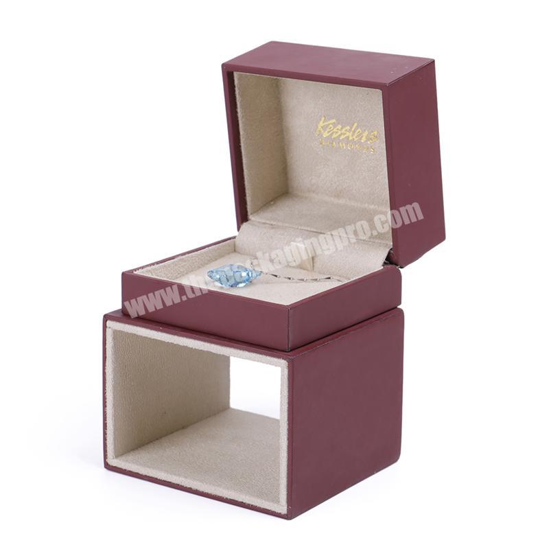 Customized Logo Printed case Cardboard jewelry set Necklace storage holder