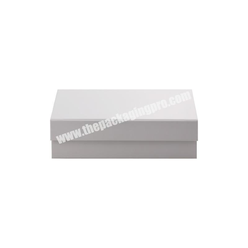Customized logo printing luxury folding white magnetic gift boxes for packing