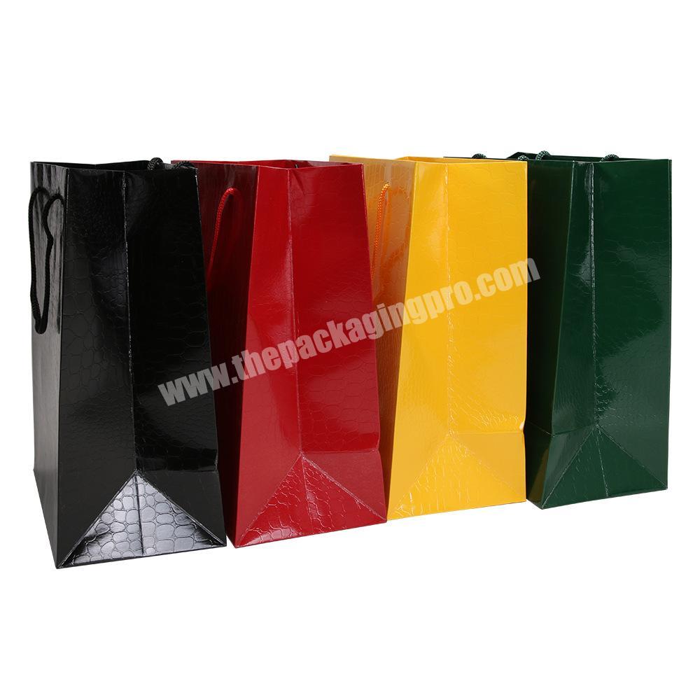 customized luxury foldable grocery shopping bag for goods packaging