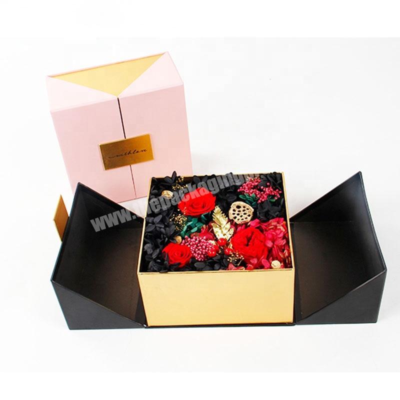 Customized Luxury Handmade Double Door Opening Fragrance Oil Box Cosmetic Skin Care Paper Cardboard Packaging Perfume Box