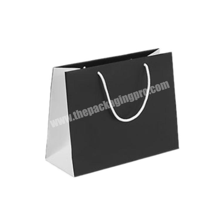 customized luxury printing logo kraft paper shopping bag