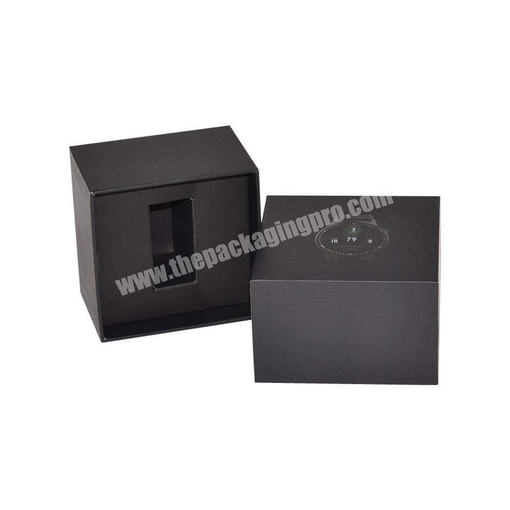 Customized Luxury Rigid Paper Box For tissot watch Jewelry packaging Gift Box With Lids And Cardboard  Insert