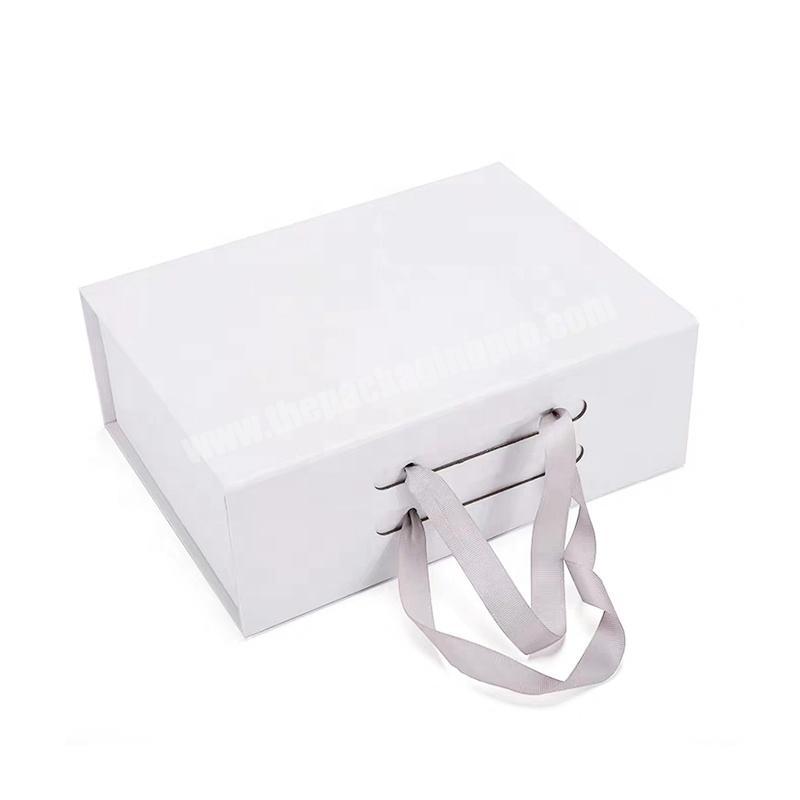 Customized Magnet Closure Handmade Ladies Handbag Box 2020 Top Grade Cardboard Gift Packing Boxes With Handles