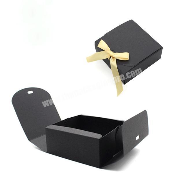 Customized Magnetic Rigid Paper Foldable Gift Box With Ribbon