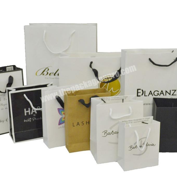 Customized Paper Bag Gift Packaging Bags paper bags Wedding with your own logo Reusable