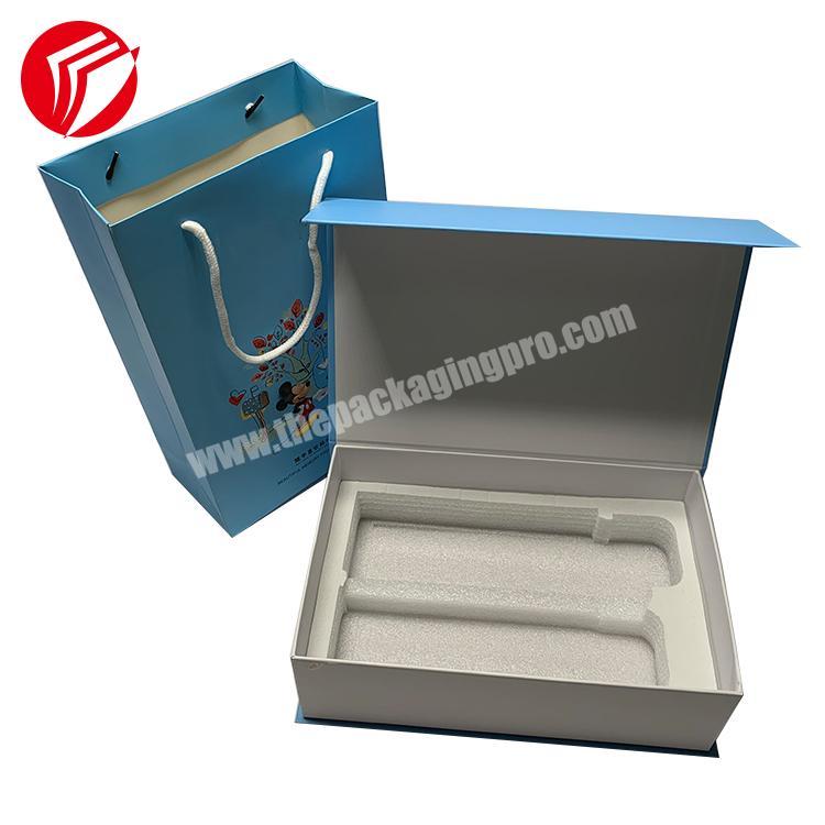 customized papers printed cardboard packaging boxes custom logo flap cardboard gift packaging box with foam insert