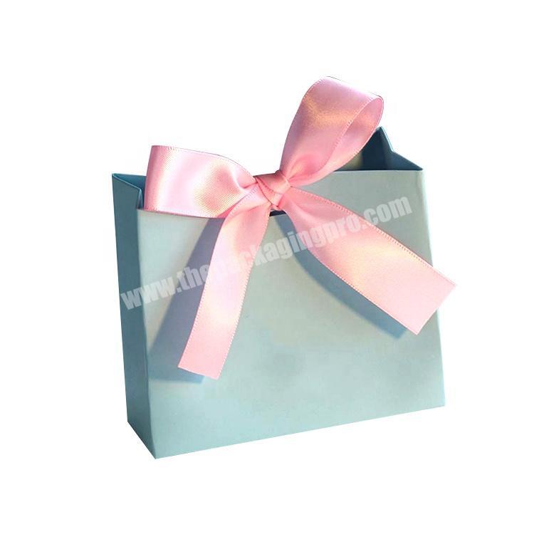 Customized Premium Paper Bag with Security Ribbon Tie