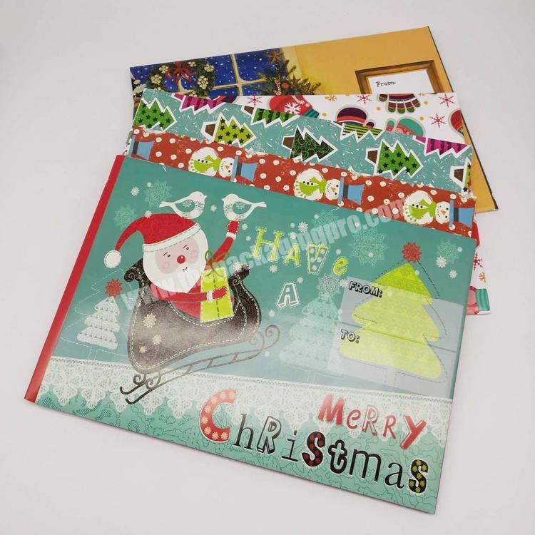 Customized Printed Christmas Bubble Mailers Paper Decorative Custom Bubble Poly Mailer