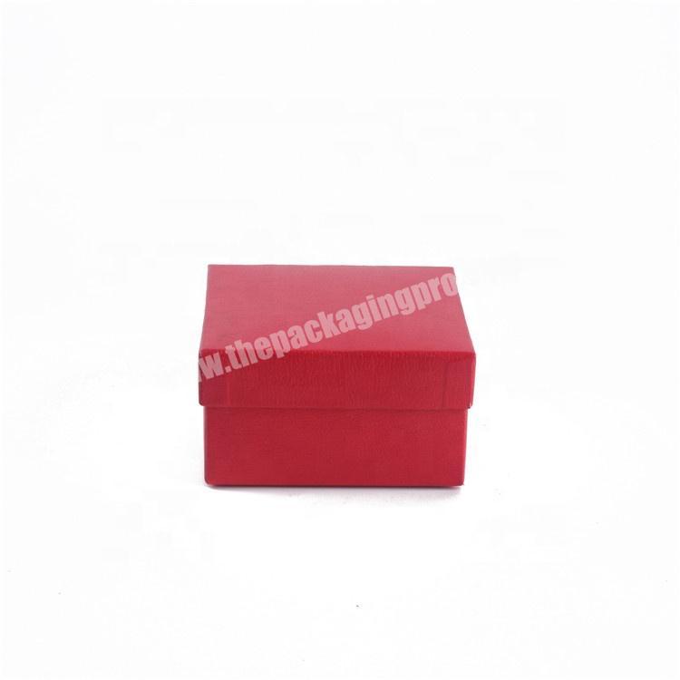 Customized Printed Logo Cardboard Paper Lid and Bottom Packaging Storage Small Gift Box
