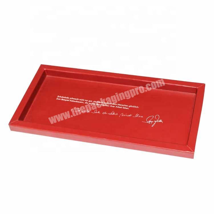 Customized Printed Paper Trays Fancy Paper Chocolate Gift Packaging Box