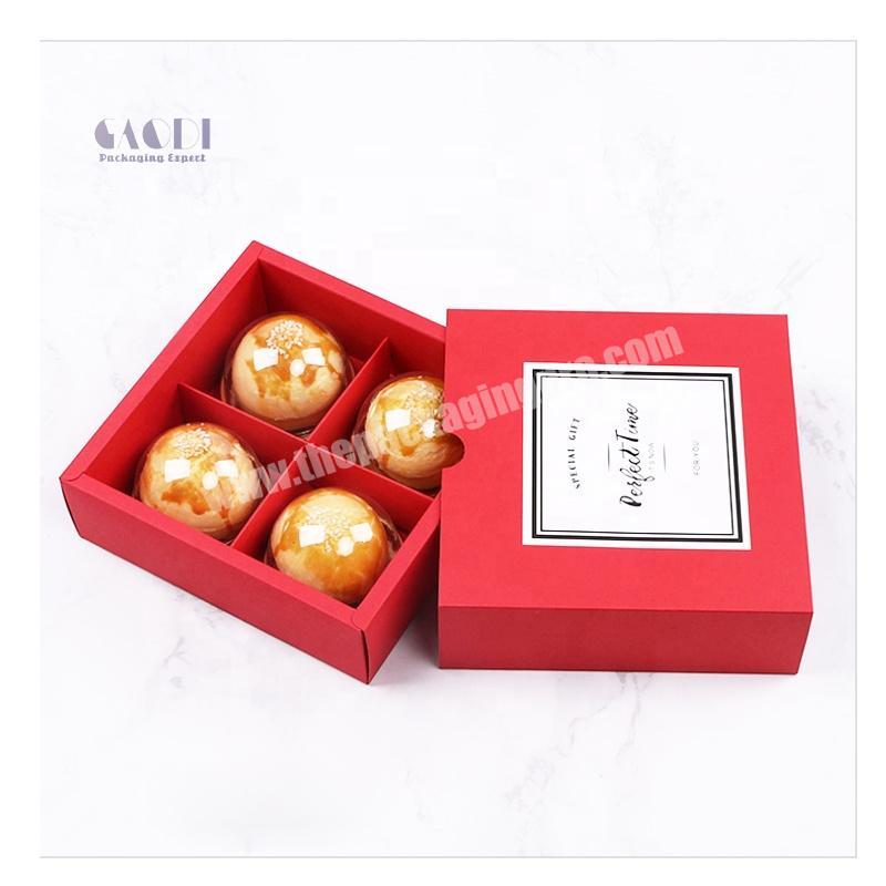 Customized Printed Self-Assembling Folding Drawer Cookie Candy Gift Packaging Box With Sliding Sleeve