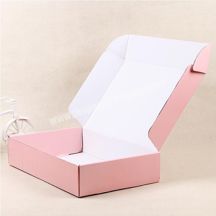 Customized printed tab lock corrugated mailing boxes shipping boxes