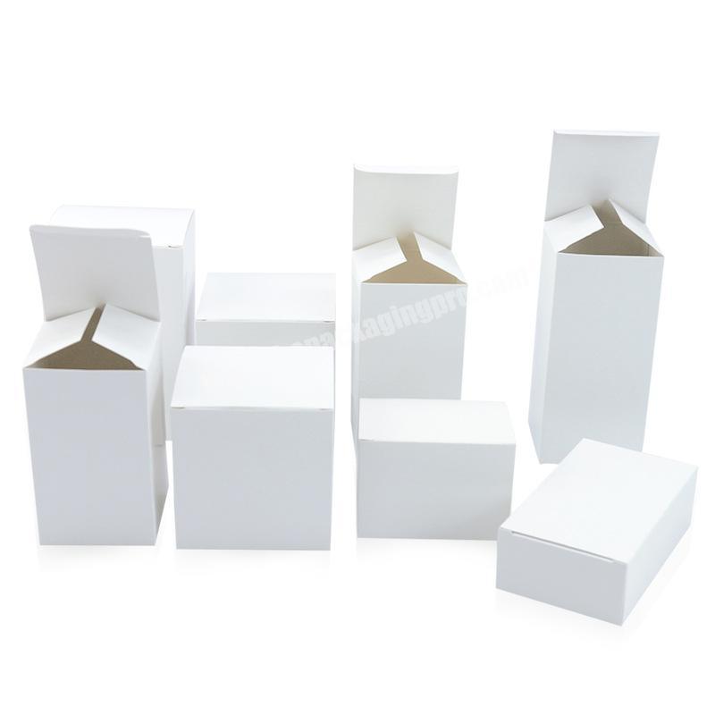 Customized Product Packaging Small White Box Packaging,Plain White Paper Box,White Cardboard Box