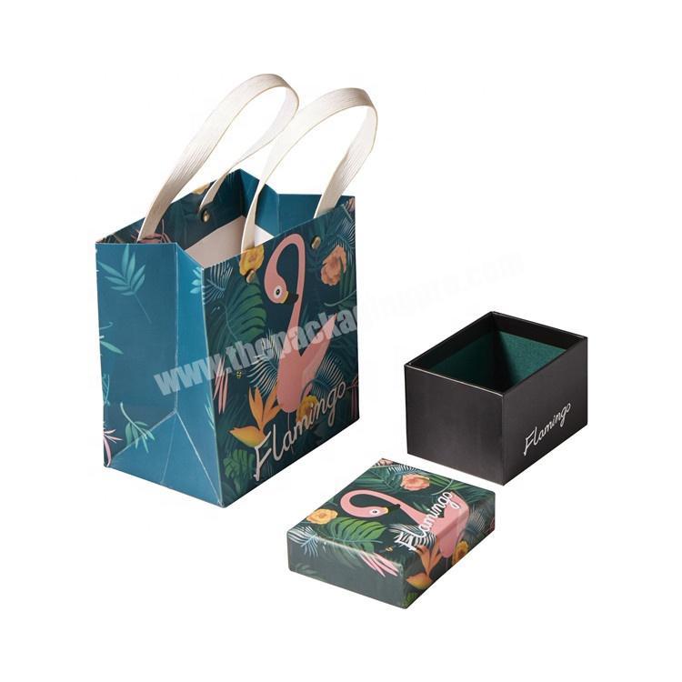 Customized Ribbon Folding Paper Gift Box