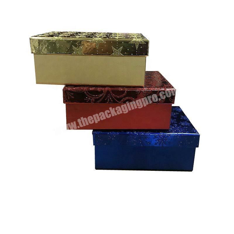 customized rigid glitter wholesale rigid gift boxes