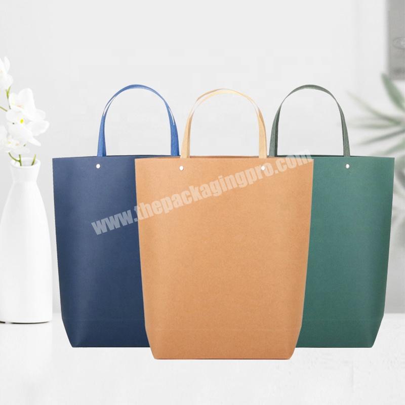 Customized Size 2020 Hot Selling Fashion Style Good Quality Boat Shape Paper Shopping Paper Bag With Flat Handles