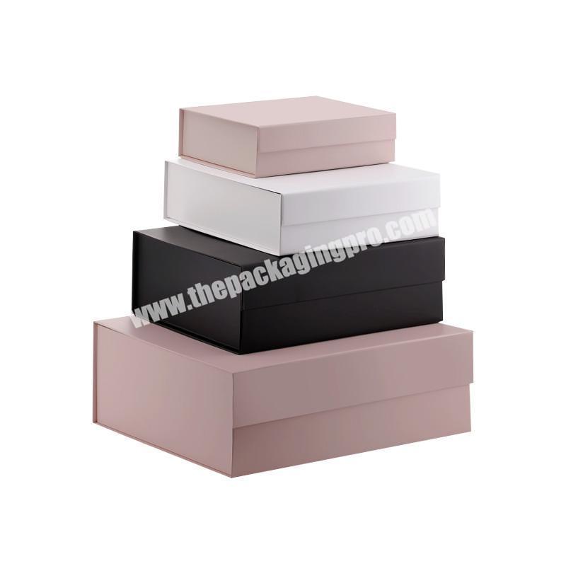 Customized size design wholesale magnet gift boxes for retail packing