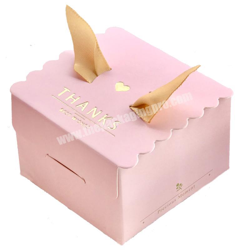 customized size logo  candy chocolate manometer cake candy box packaging cardboard box paper