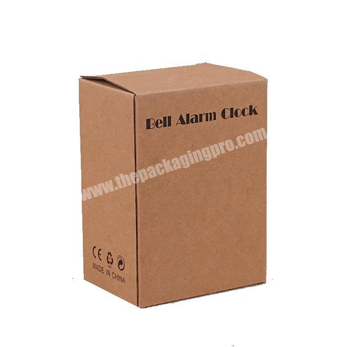 Customized small window kraft paper folding packaging box