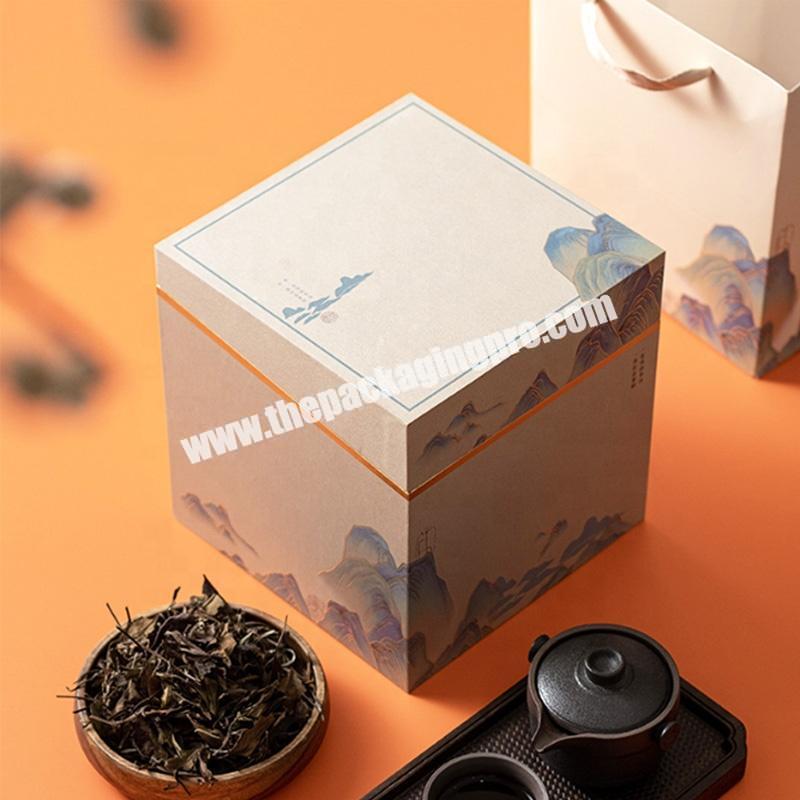Customized tea bag paper box packing gift cardboard paper tea packing box paper tea box