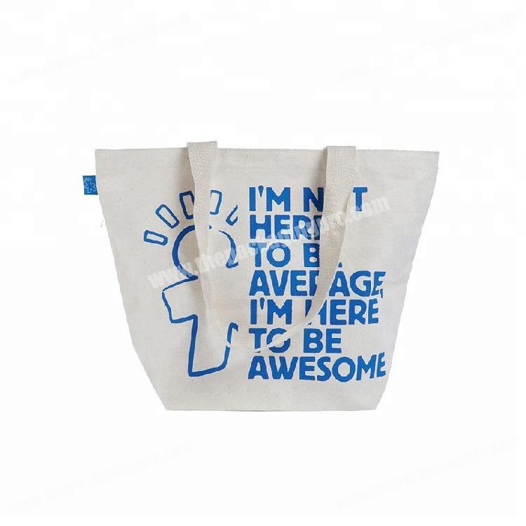Customized top fashion silk printed cotton bags design for promotion