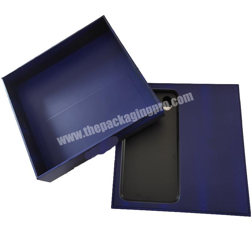 Customized Top Sale 100% Full Inspection High Quality Navy Blue Gift Box Wholesale from China