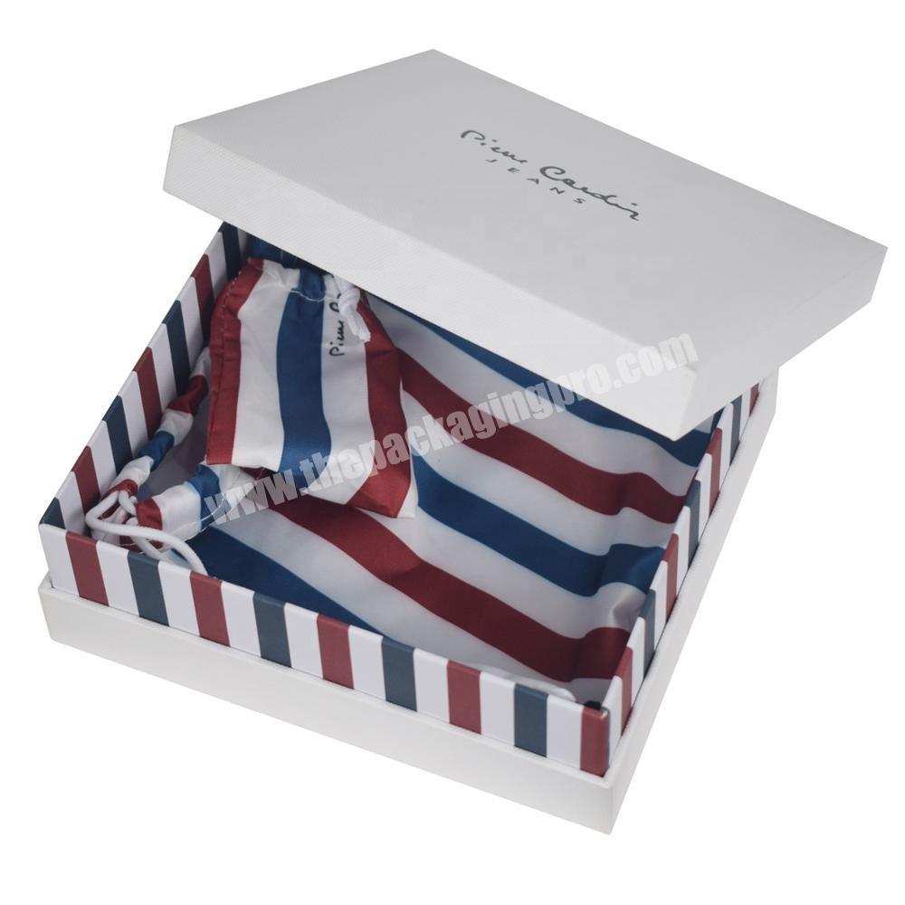 Customized Wallet Packaging Leather Paper Gift Box for Store Retail