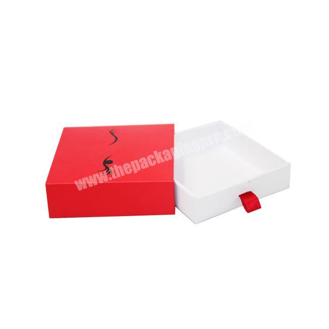 Customized Wholesale Red Luxury Propose Engagement Ring Gift Led Jewelry Gift Box