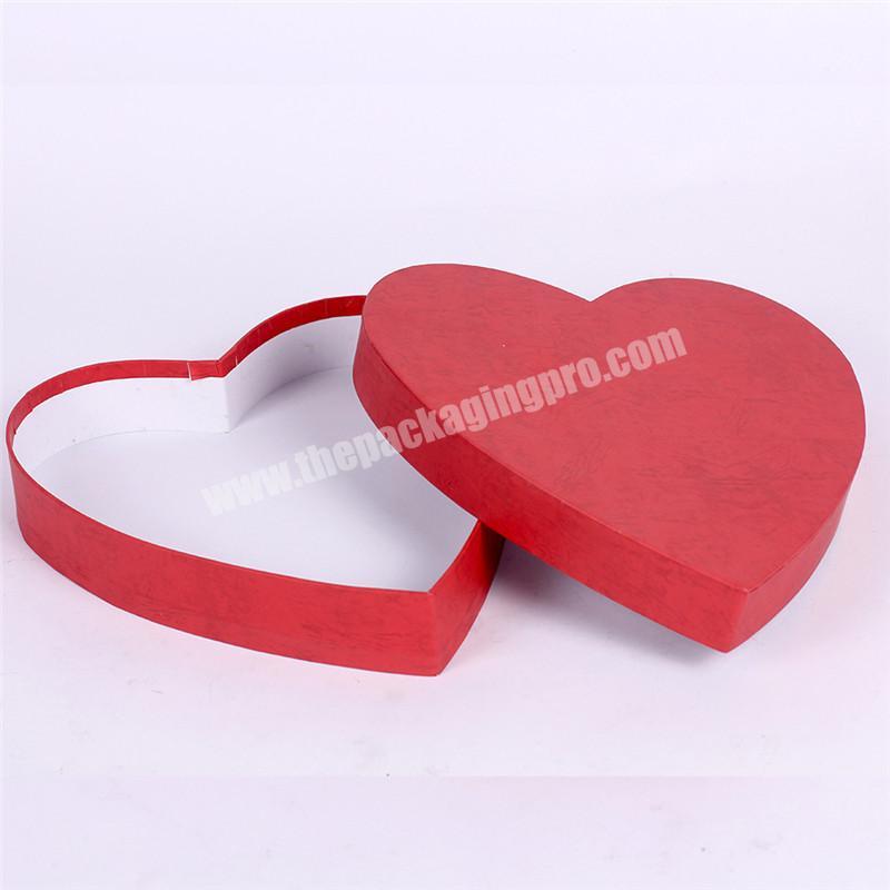 Customized wrapping heart shaped paper gift box design