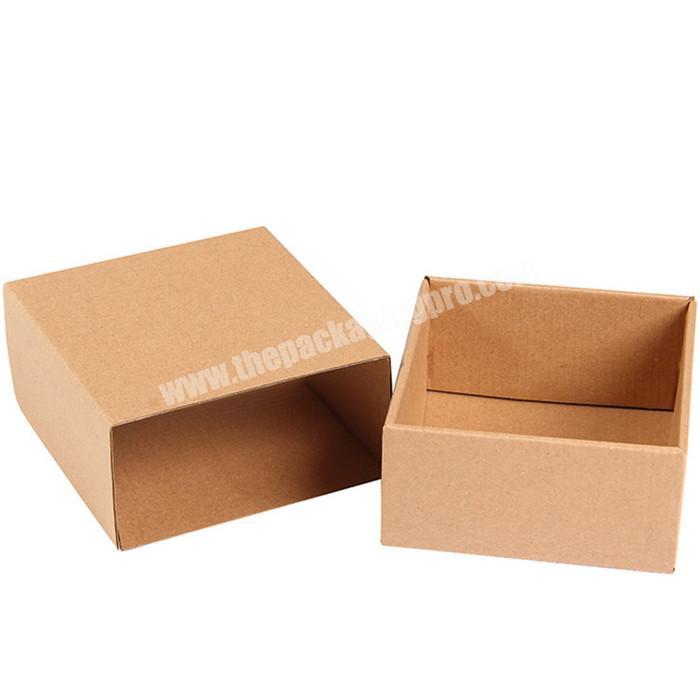 Customs size Top Quality Drawer box Brown luxury packaging custom jewelry watch gift packaging box