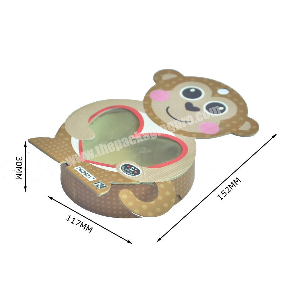 Cute Animal Shape Candy Chocolate Paper Gift Packaging Window Boxes