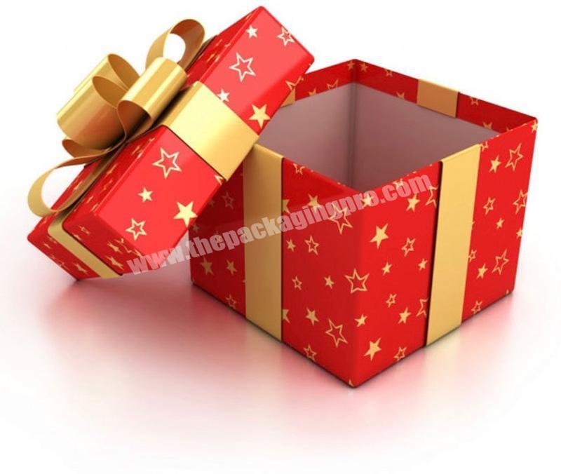 cute parcel craft paper sweet box for Birthday christmas valentine part gift  box