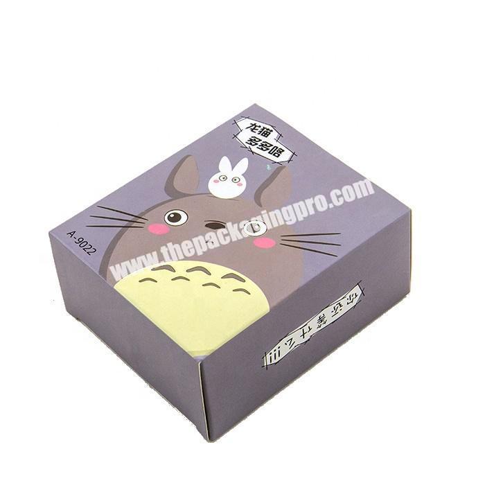 Cute white board paper cardboard contact lens packaging box