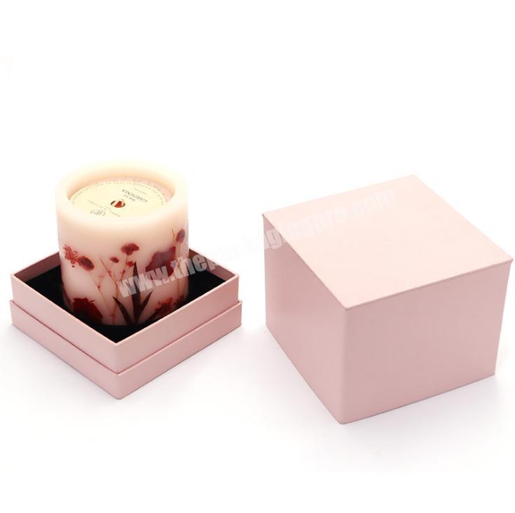 Cylinder Gift Boxes Packaging Perfume Hand Cream Paper Box Packaging White Candle Box Packaging Square