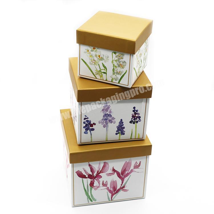 Decorative Custom Printing Cardboard Boxes For Packing Custom Logo
