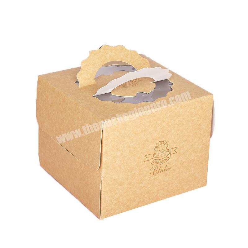 Decorative wedding cake box design swiss roll cake box