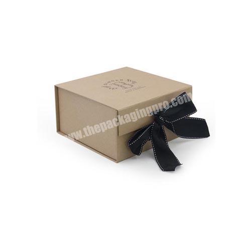 Delicate decorative Custom Book Shaped packaging box gift box with ribbon design