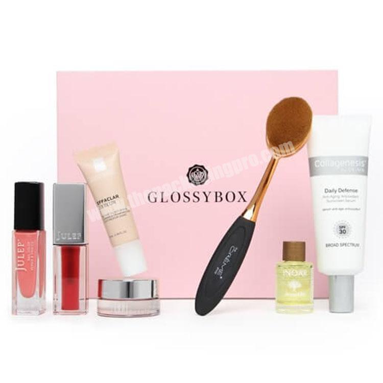 design creative cosmetic gift glossy box packing