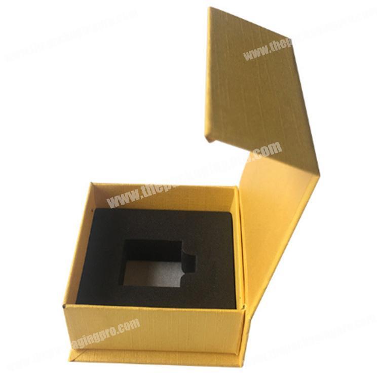 Design different color book shaped paper magnetic box with lid