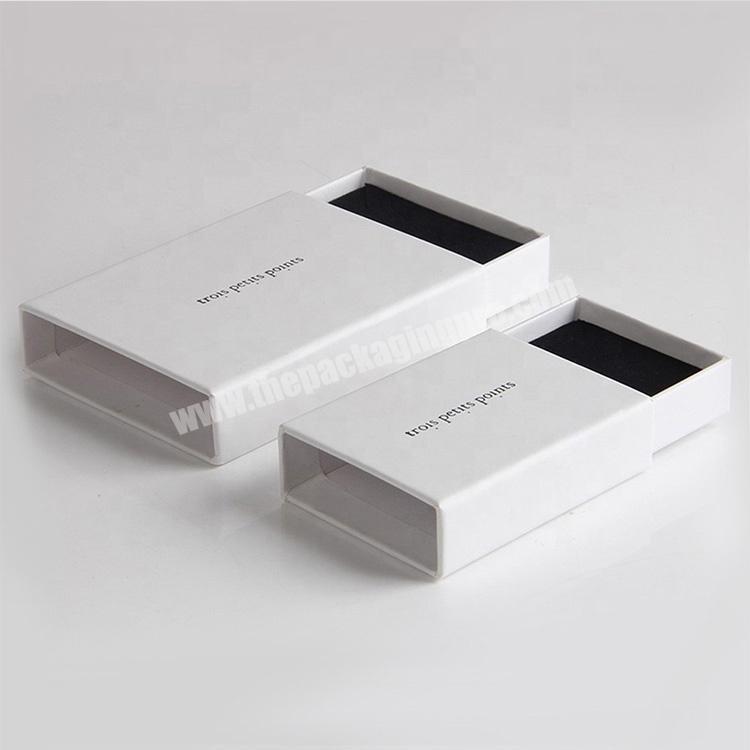 design luxury custom white paper jewelry watch package box
