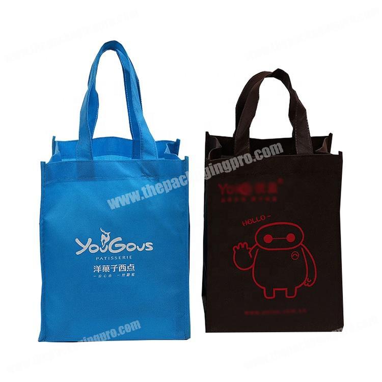 Dessert promotion shopping carry non woven shopper tote bag with logo