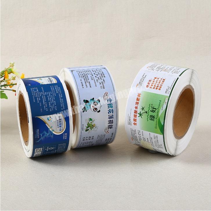 Professionally Customized Printed Christmas Label Waterproof Transparent  Sticker Paper
