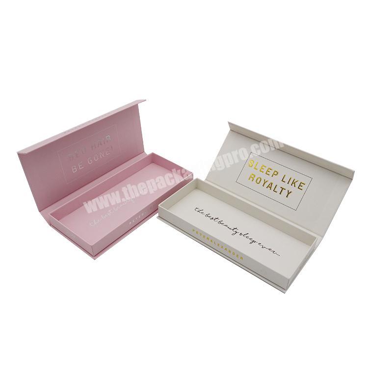 different color custom printed boxes for silk eye mask