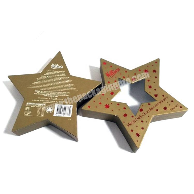 different star shaped gift boxes holiday gift boxes with window