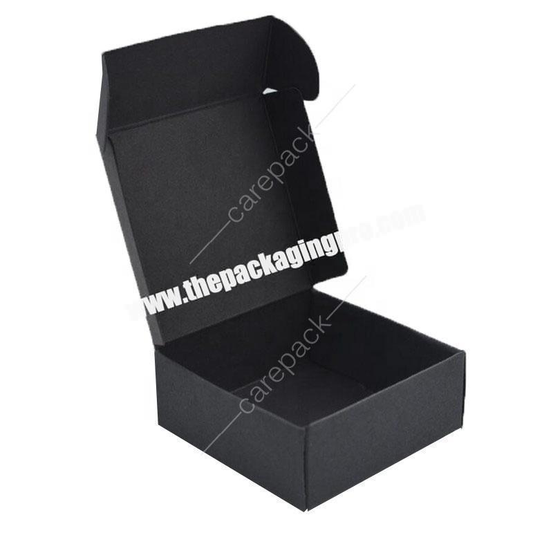 Direct Factory Shipping Paper Postal Box Flute Corrugated matte black mail Boxes