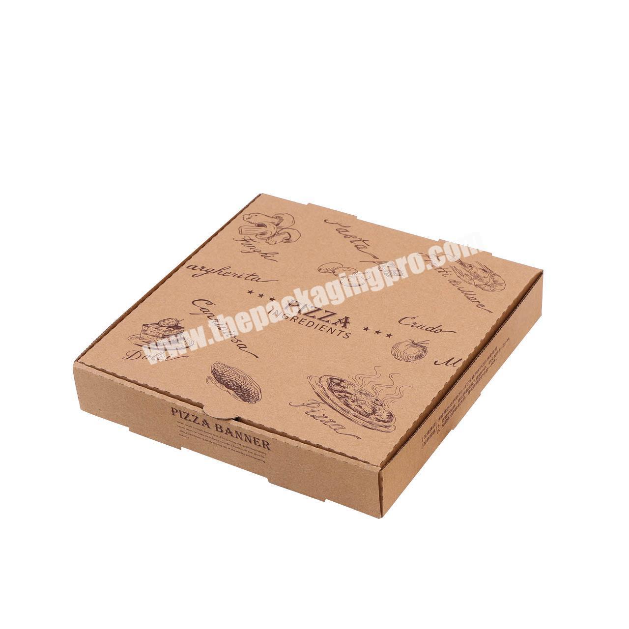 Direct factory universal printing pizza box for pizza packaging